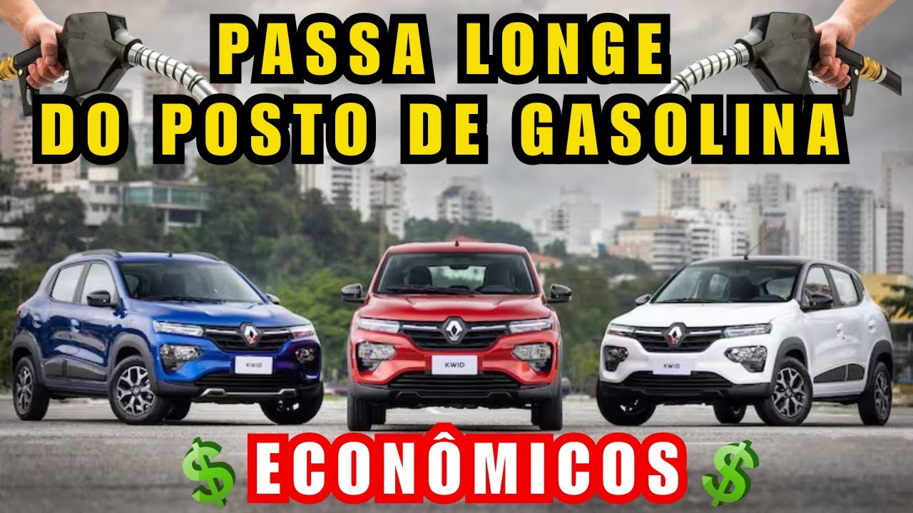 CARROS MAIS ECON&Ocirc;MICOS DE 2024!!