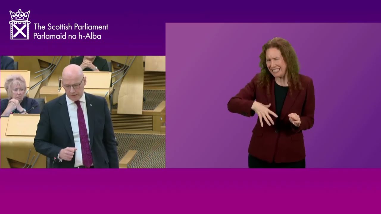 First Minister's Questions (BSL) - 11 September 2025
