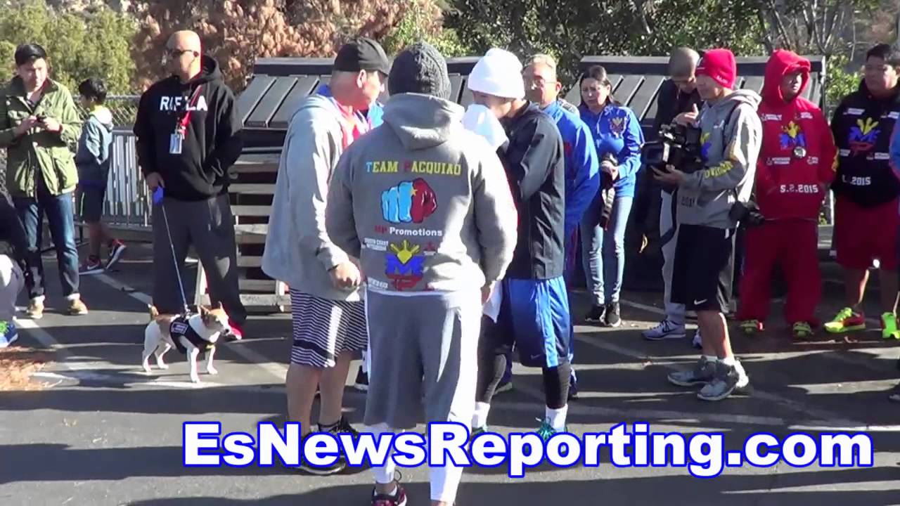 inside manny pacquiao training camp for floyd mayweather - EsNews