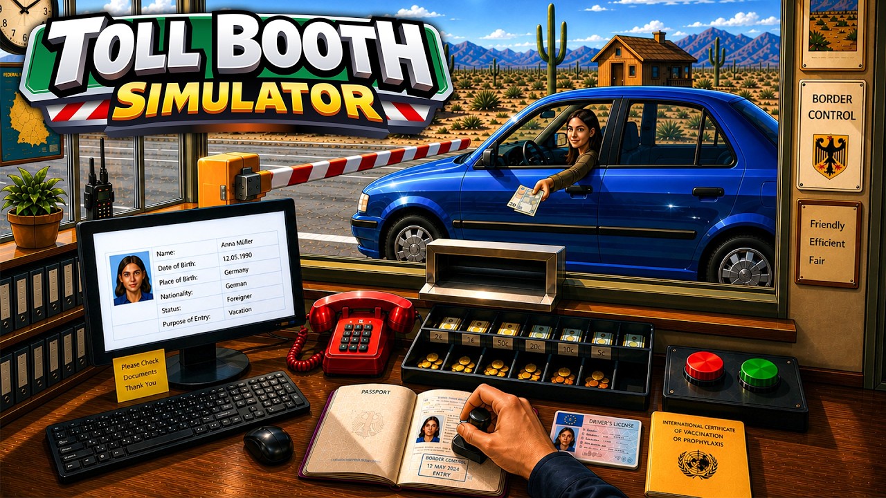 Toll Booth Simulator | Long Gameplay | No Commentary