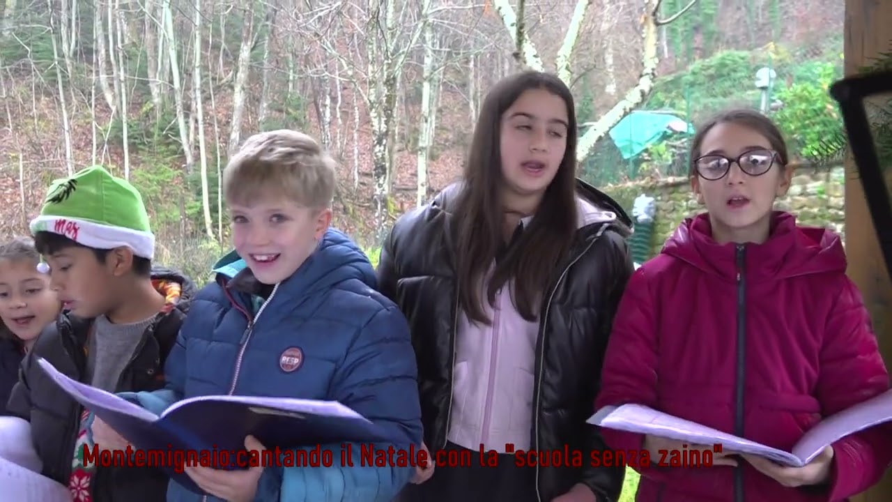 Montemignaio cantando il Natale con la Scuola Senza Zaino