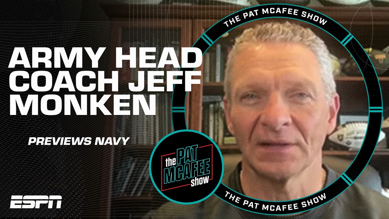 'Do they still have a football program?' 👀 Jeff Monken's NOT WORRIED about Navy 😅 | Pat McAfee Show