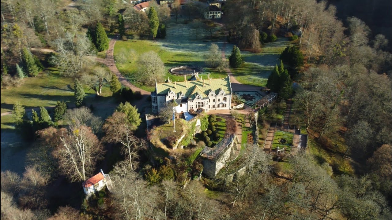 Schloss Altenstein 🏰 Burg Altenstein | Ritterkapelle | Park | Bonifatiusfelsen | DJI Mini 2 Footage