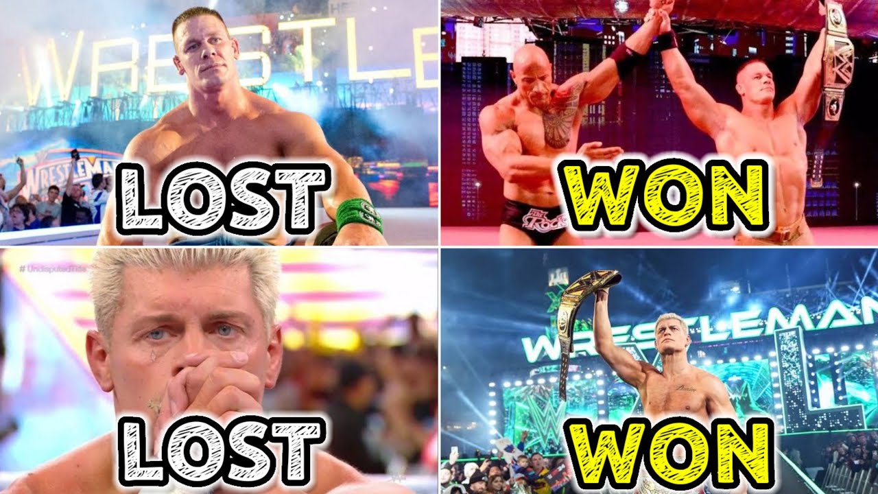 EVERY WWE WRESTLEMANIA REMATCH
