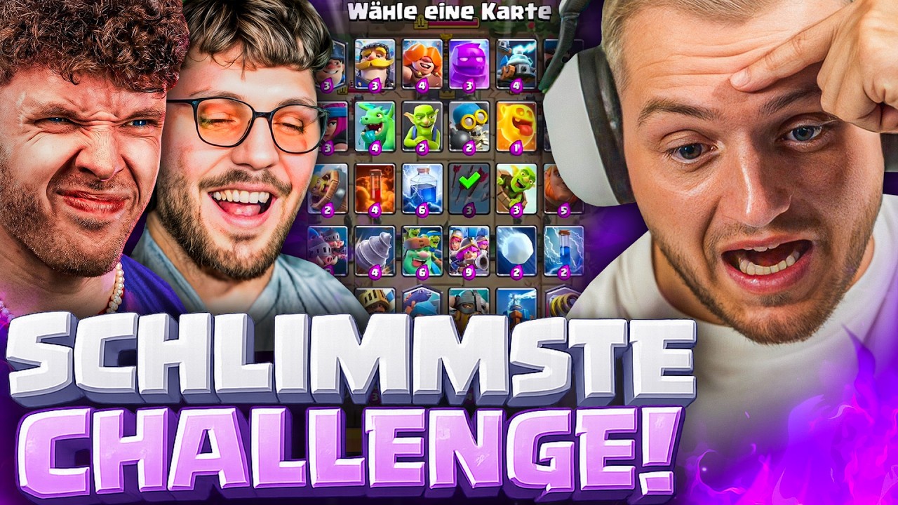 😱🏆MEGA AUSWAHL gegen BigSpin & Chefstrobel! - XXL Bruch Clash Royale Challenge!