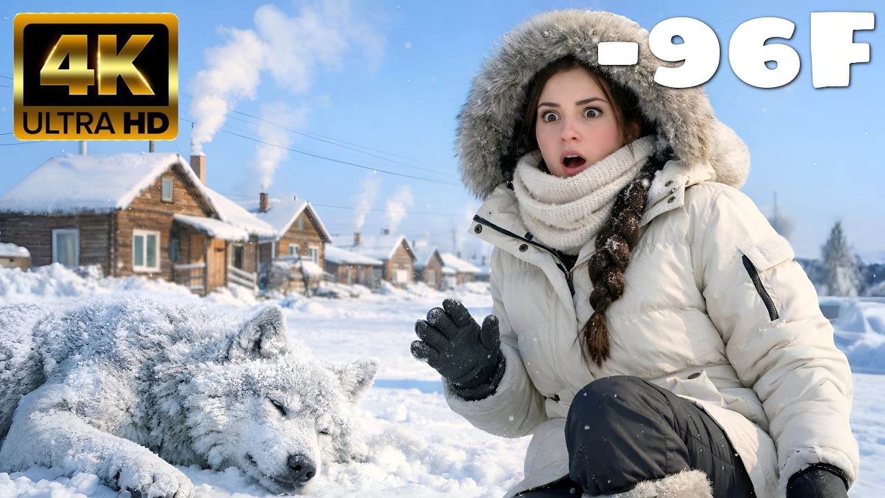 Exploring the Coldest Village on Earth ❄️ Oymyakon (-71°C / -96°F)