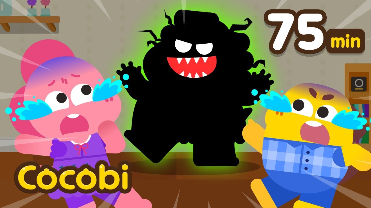 Afraid of the Dark + Compilation | Don't Be Scared! | Kids Songs | Cocobi