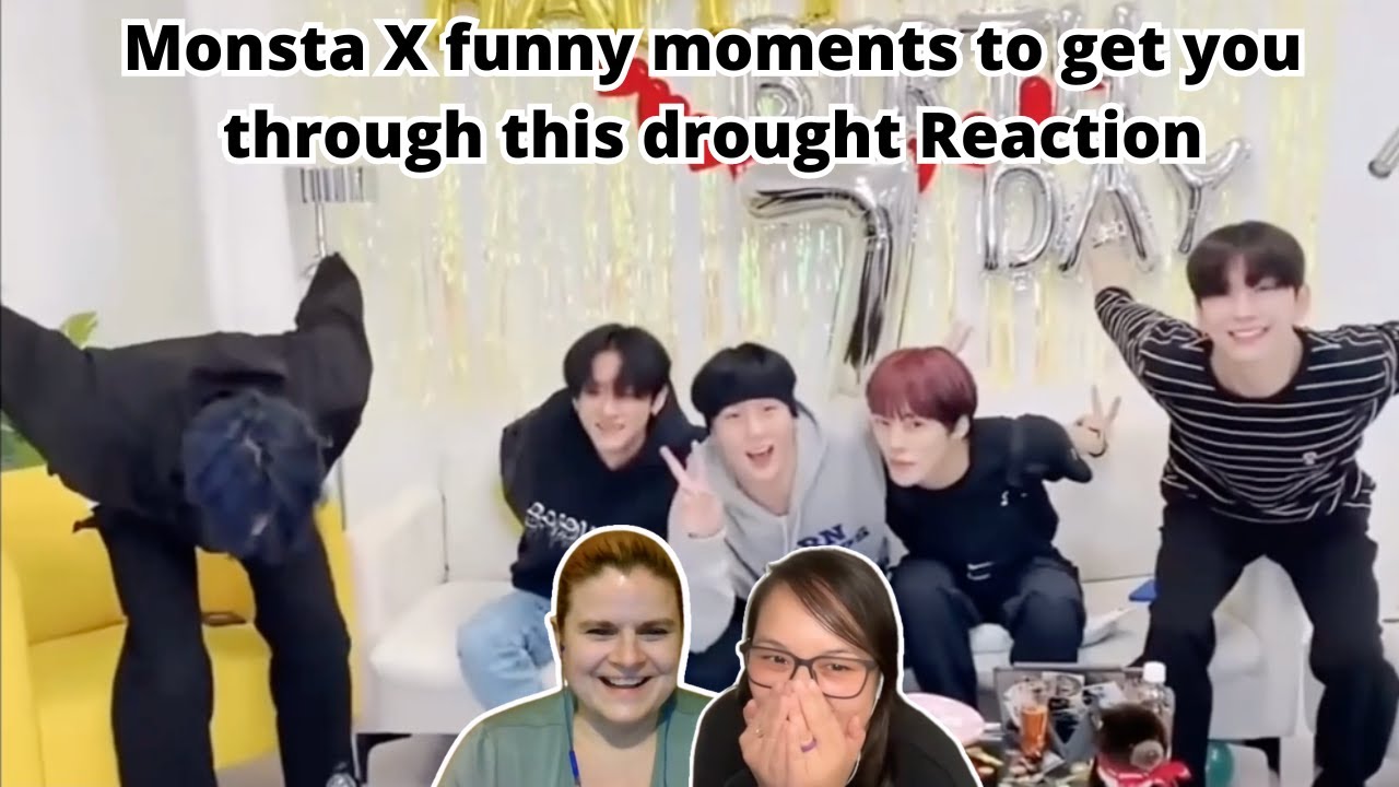 Первый раз смотрю забавные моменты Monsta X, которые помогут вам пережить эту засуху | Реакция Mo...