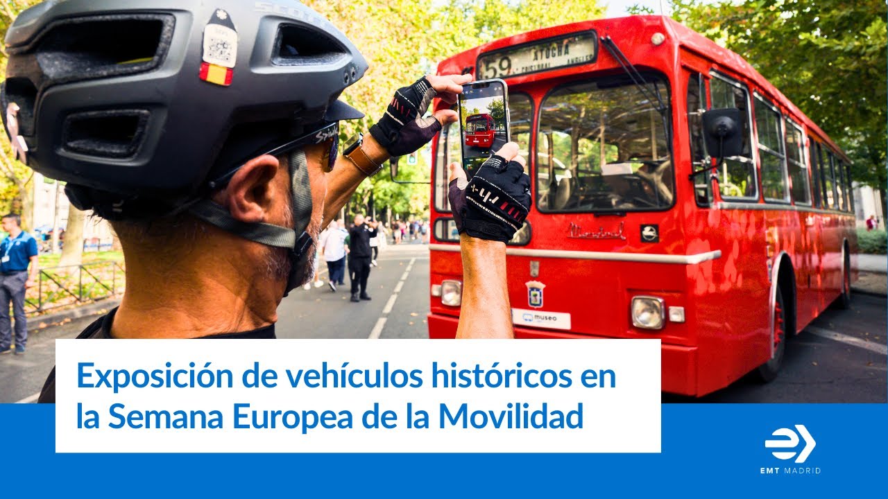 Exposición de vehículos históricos en la Semana Europea de la Movilidad