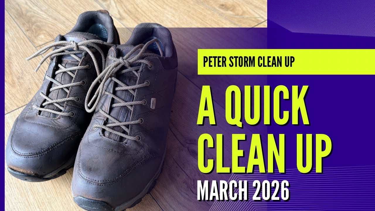 Peter Storm walking shoe clean up