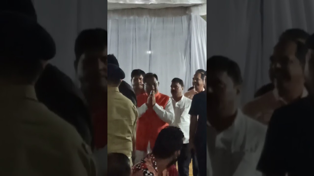 cm entry 😎#vishnudev sai #cm sir #viral video