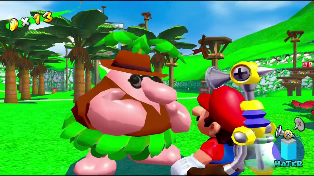 Super Mario Sunshine 4k - Petey Piranha Strikes Again [Bianco Hills]