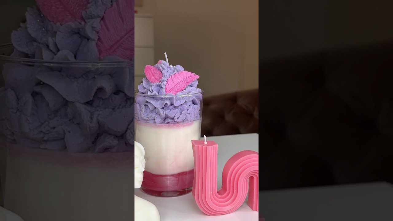 Sieht die nicht süß aus?🥹💗 #candlemaking #kerzengießen #kerzendiy