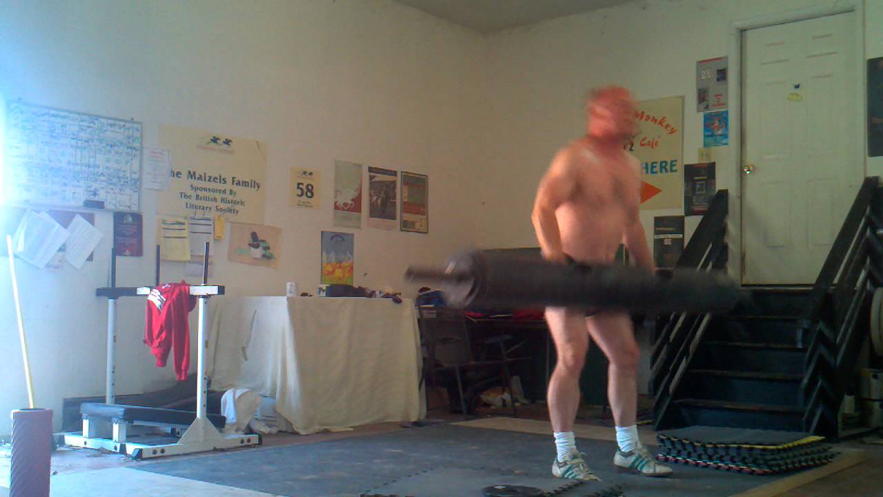 Patrick Maizels IronLog+45lbs x5 @MTHall 4-7-12
