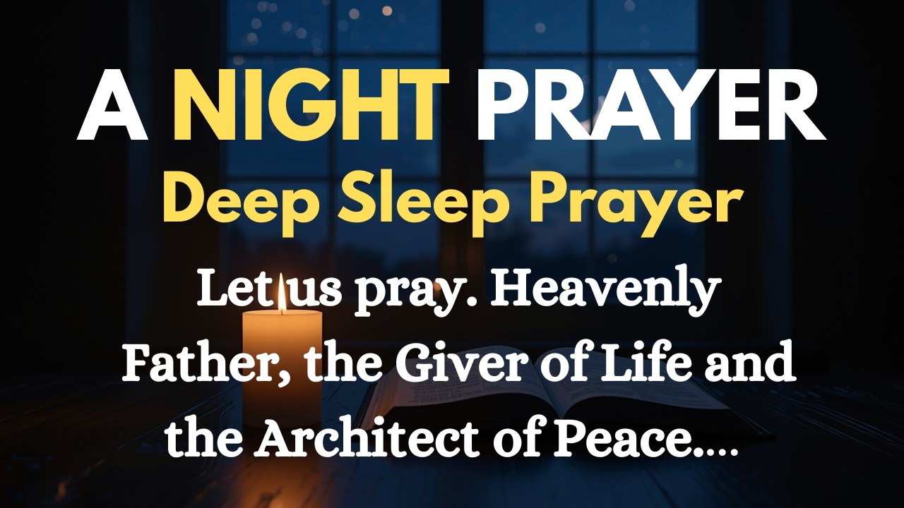 EXPERIENCE DIVINE REST: A Deep Sleep Prayer For Anxiety Relief 🙏🌙