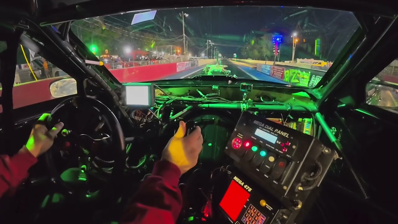 Ride With Clinton Duncan Making A Nighttime Mid 5 Second Hit. #dragracing #race #dragrace #racing 