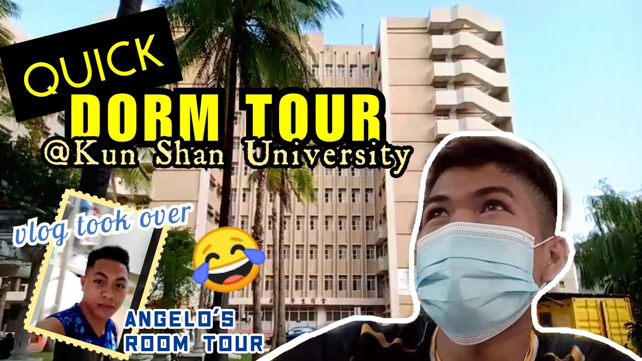 QUICK DORM TOUR |  NAKAKATUWANG ROOM TOUR NI ANGELO | KUN SHAN UNIVERSITY, TAIWAN