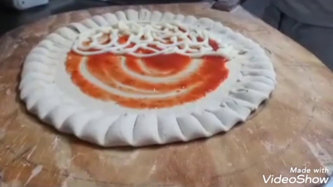 Como fazer borda de pizza tortilha marcada bem simples e bonita e fácil de fazer