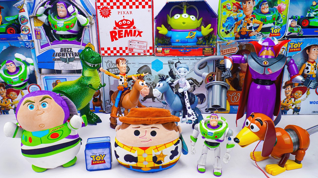 Pixar Toy Story Collection Unboxing Review | Toy Story Woody & Buzz Lightyear & Slinky Dog Toy