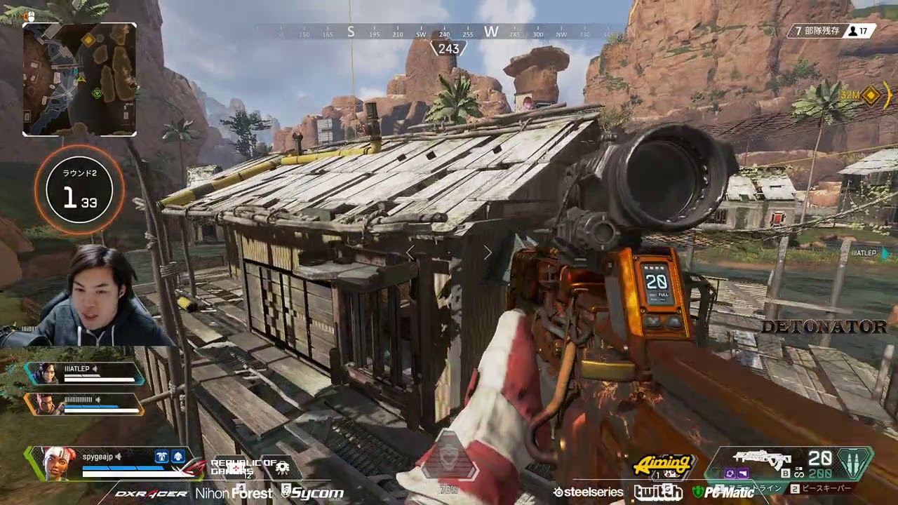 新作バトロワ「Apex Legends」はショットガンで楽々チャンピオン！