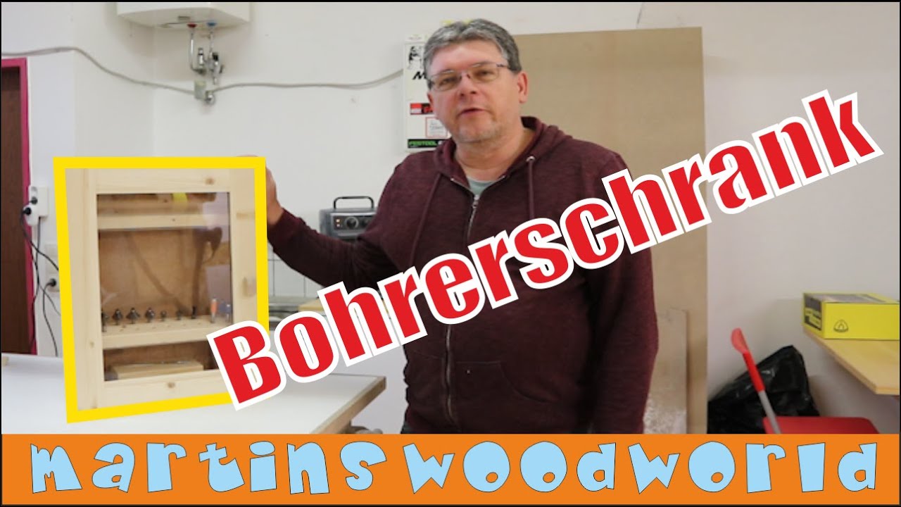 Schöner Bohrer und Fräser Schrank zum Nachbauen