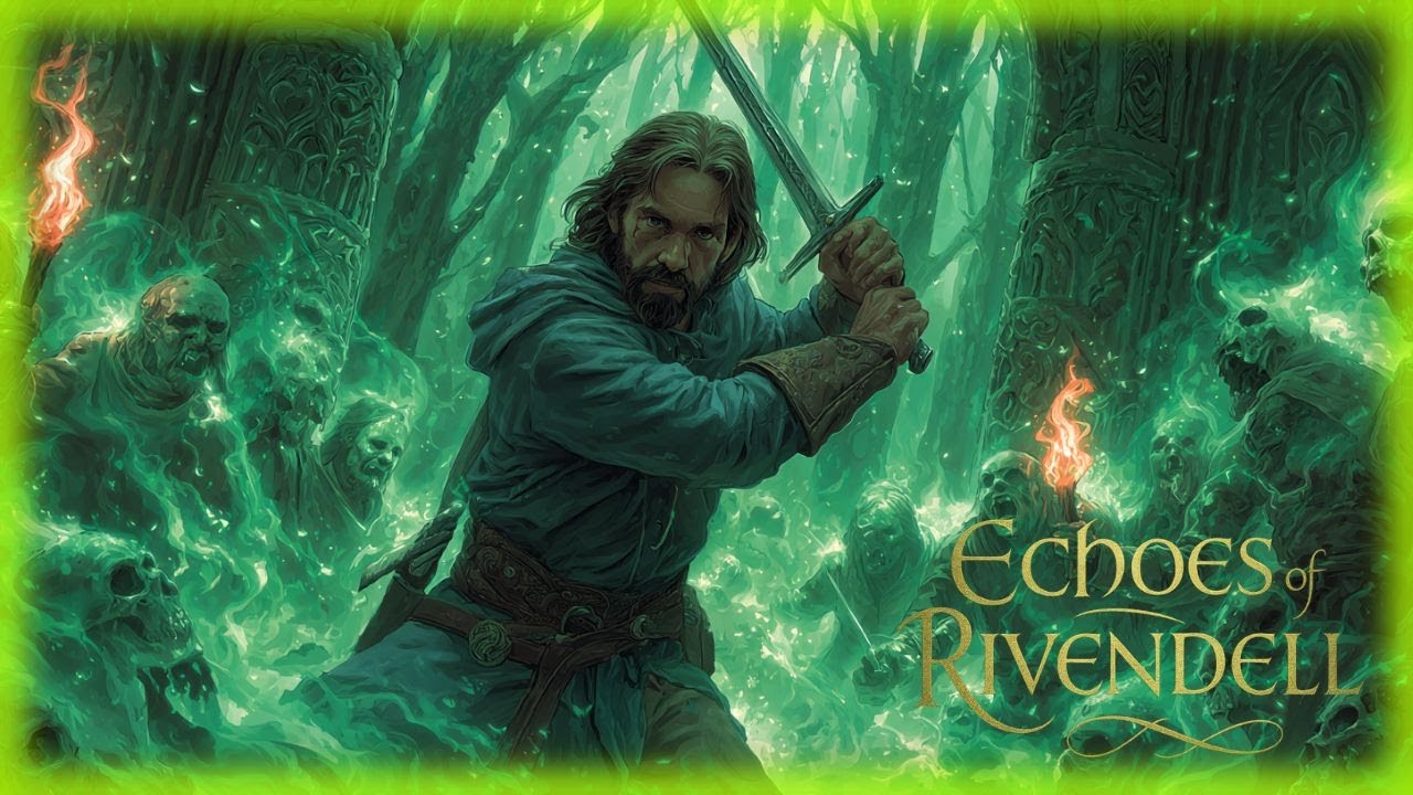 Echoes of Rivendell | Medieval Fantasy Ambience | The Legacy of the Elven King