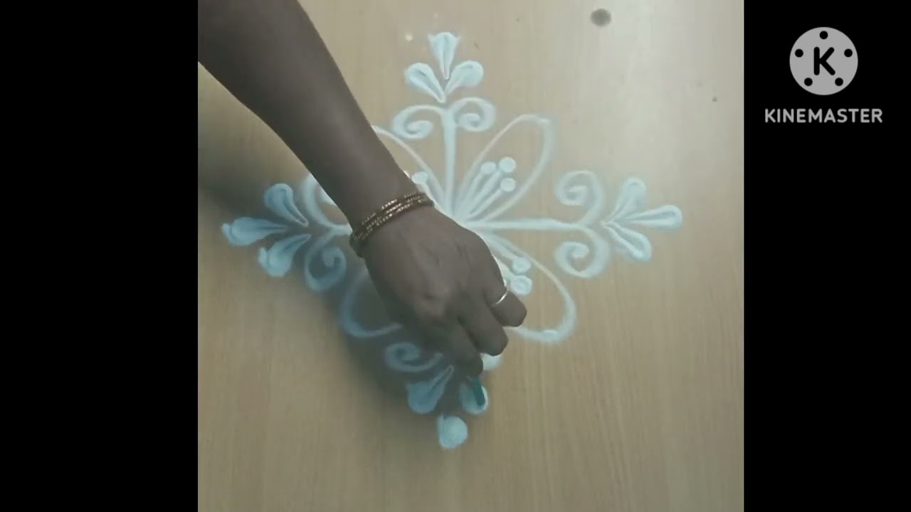 # simple and elegant design # அழகான மற்றும் எளிய கோலம் 
