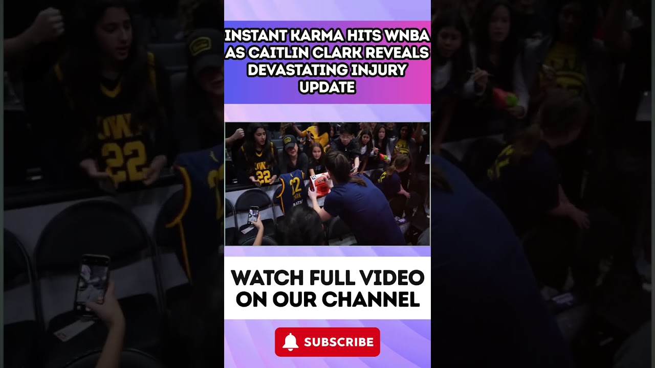 INSTANT KARMA Hits WNBA As Caitlin Clark REVEALS DEVASTATING Injury Update 6