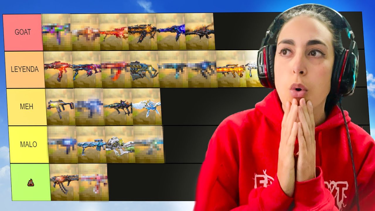 ¿Cuál es la MEJOR MÍTICA de Cod Mobile? Tier List