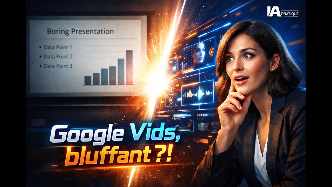 J’ai transformé un PowerPoint en vidéo avec Google Vids : test complet & avis honnêteTestVid