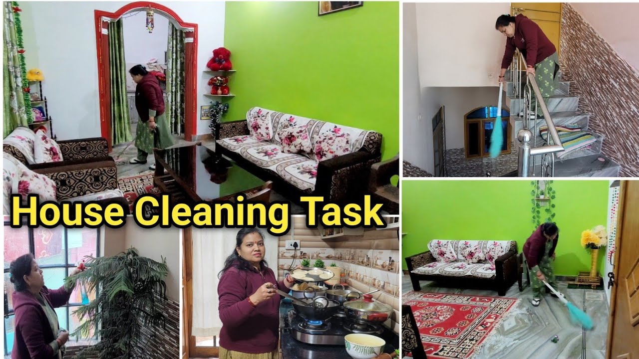 🧭30 minutes indian Morning house 🏡 cleaning routine!! /Indian Housewife vlog