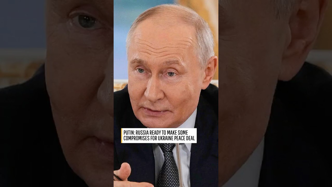 Путин: Россия готова пойти на некоторые компромиссы ради мирного соглашения по Украине.