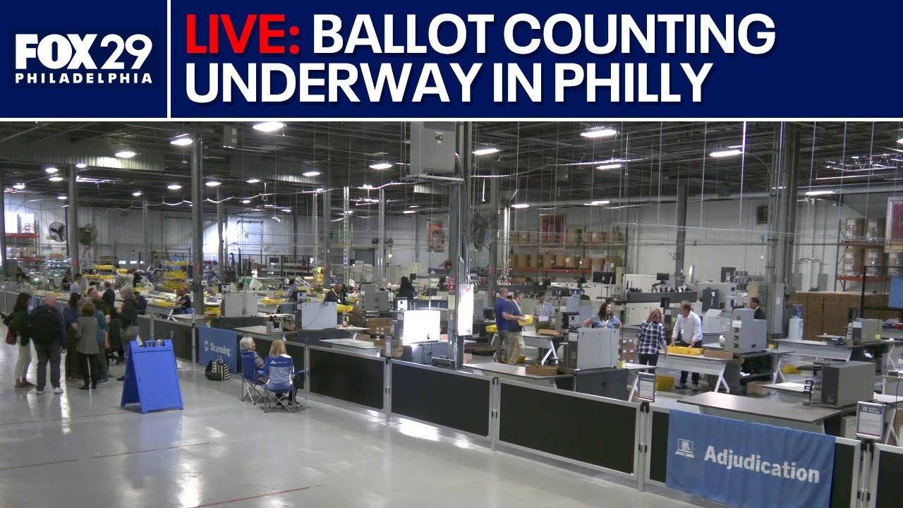 Crews count ballots in Philadelphia