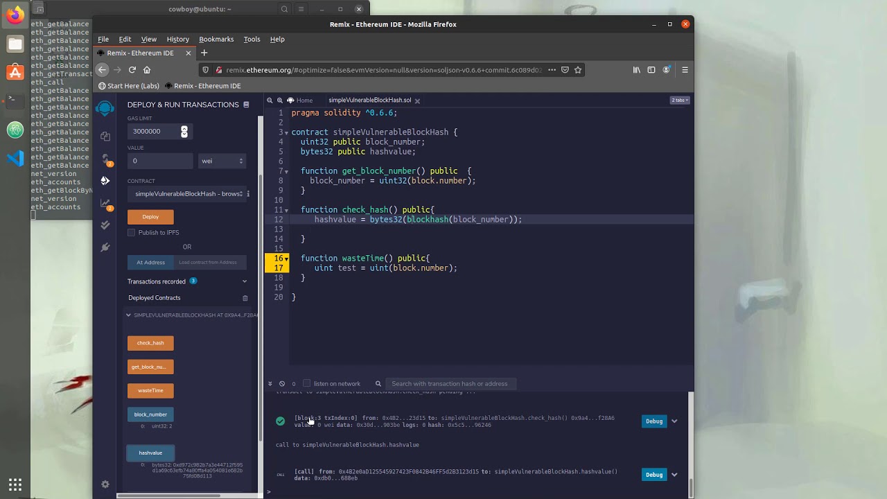 Smart Contract Hacking - 0x13 - Simple Bad Randomness Attack Example