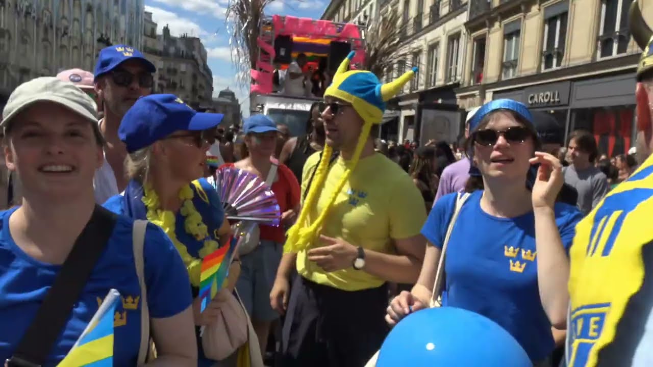 Paris France The LGBTQIA+ Pride Parade  28 June 2025 pt 2