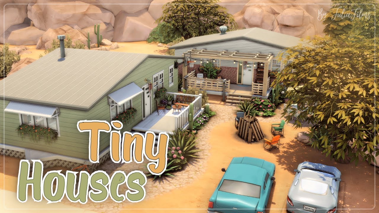 Крошечные дома🌵│Строительство│Tiny Houses│SpeedBuild│NO CC [The Sims 4]