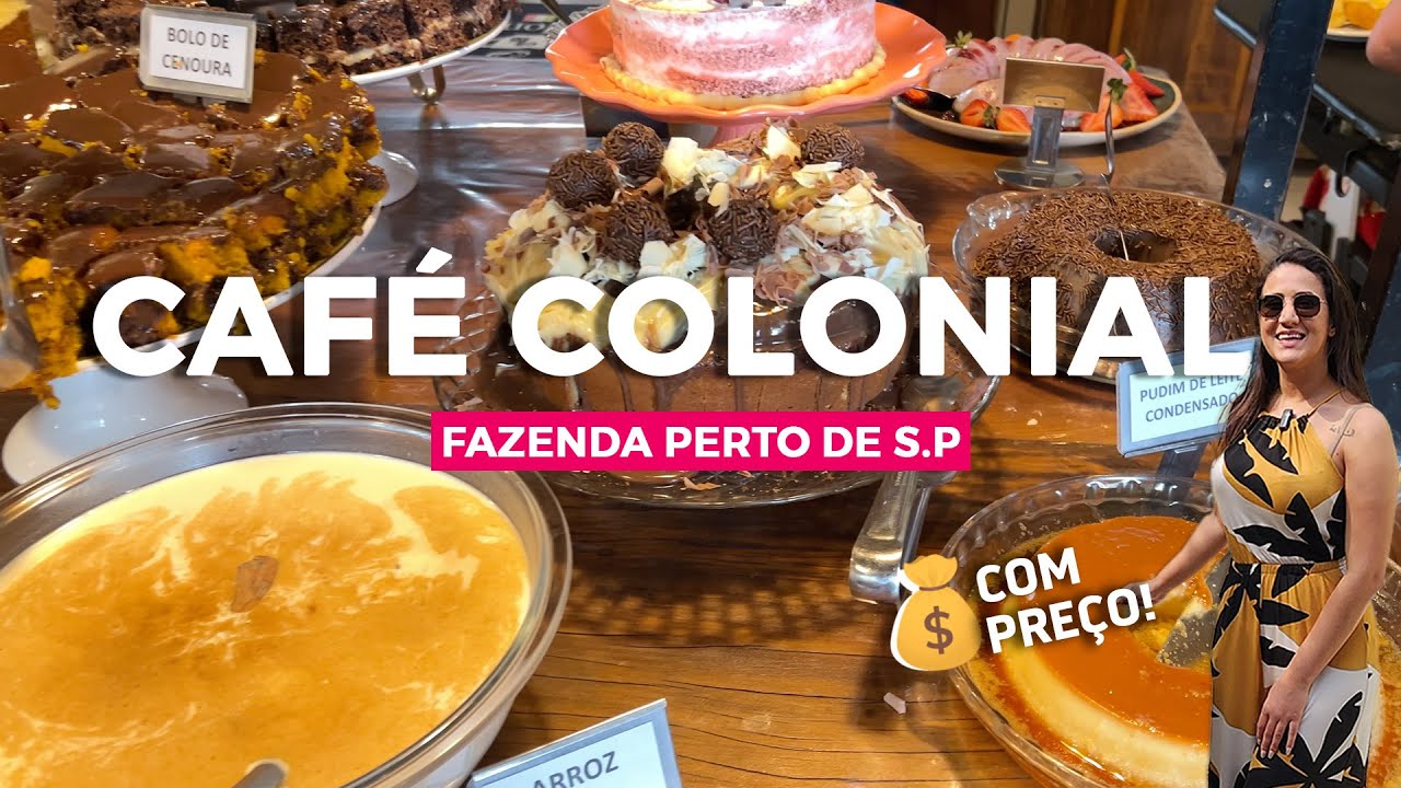 Café na fazenda perto de São Paulo | Buffet de Café Colonial à vontade para ir com a família