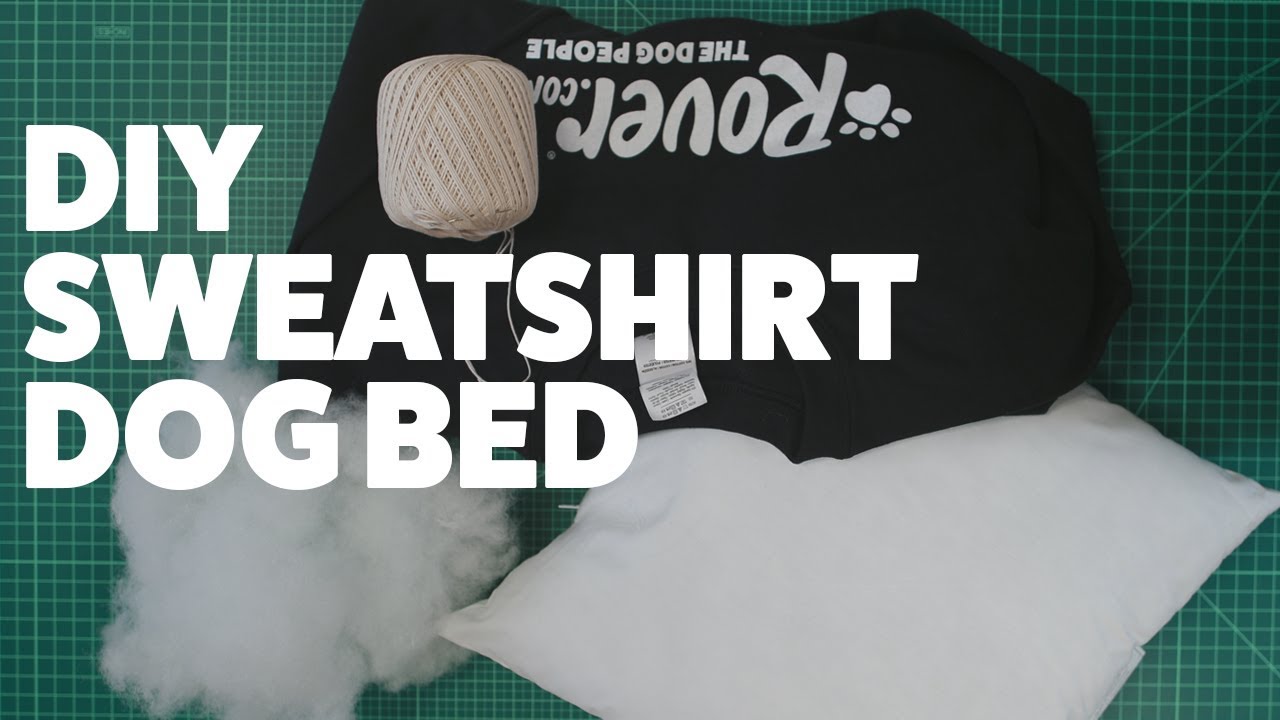 How to Make a DIY Dog Bed from an Old Sweatshirt | Easy Pet Craft Tutorial | Rover