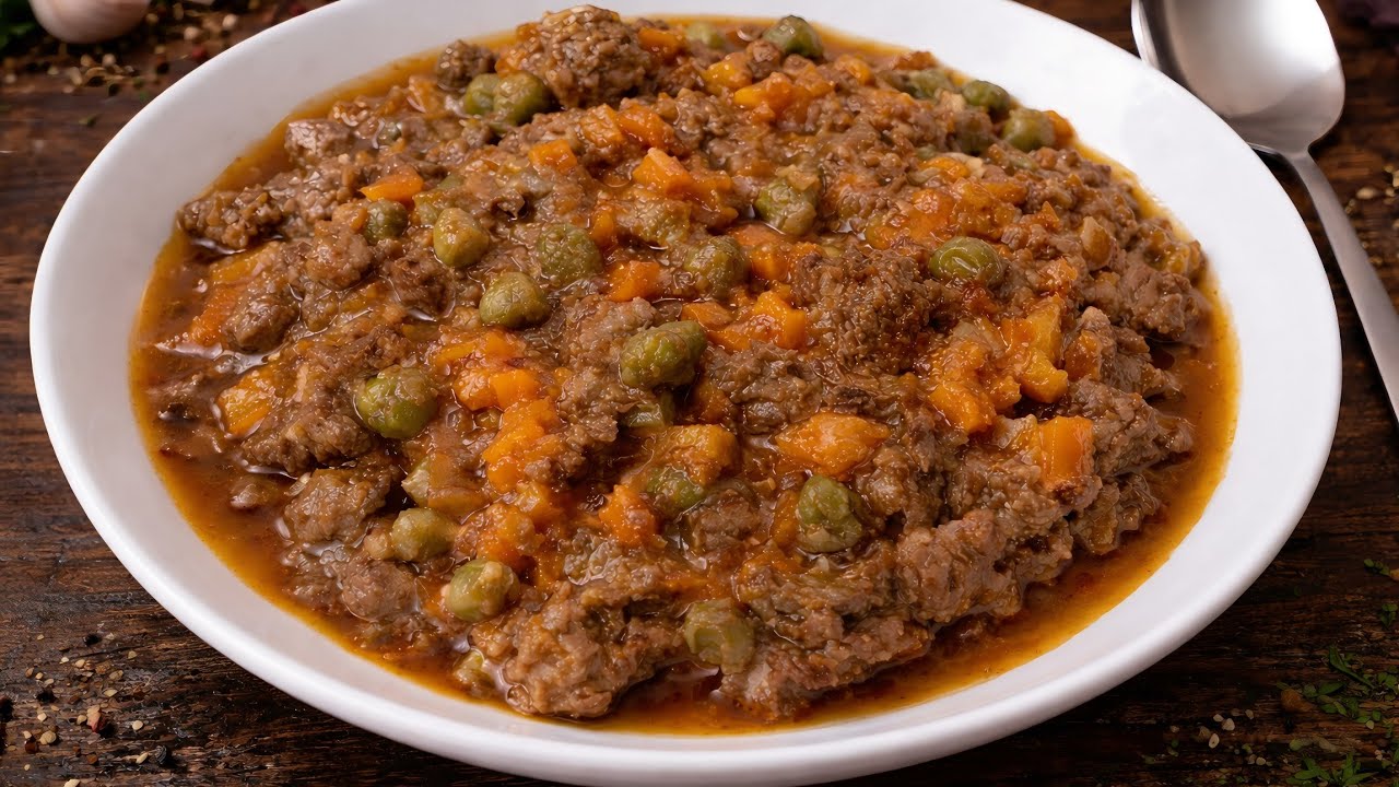 Bamnja-Bamija detaljano recept i priprema, od početka do kraja
