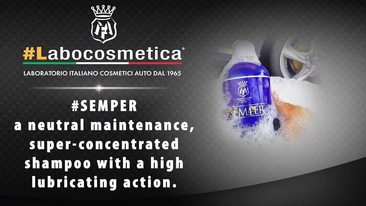 #Labocosmetica #SEMPER- Neutral maintenance, super-concentrated shampoo with high lubricating action