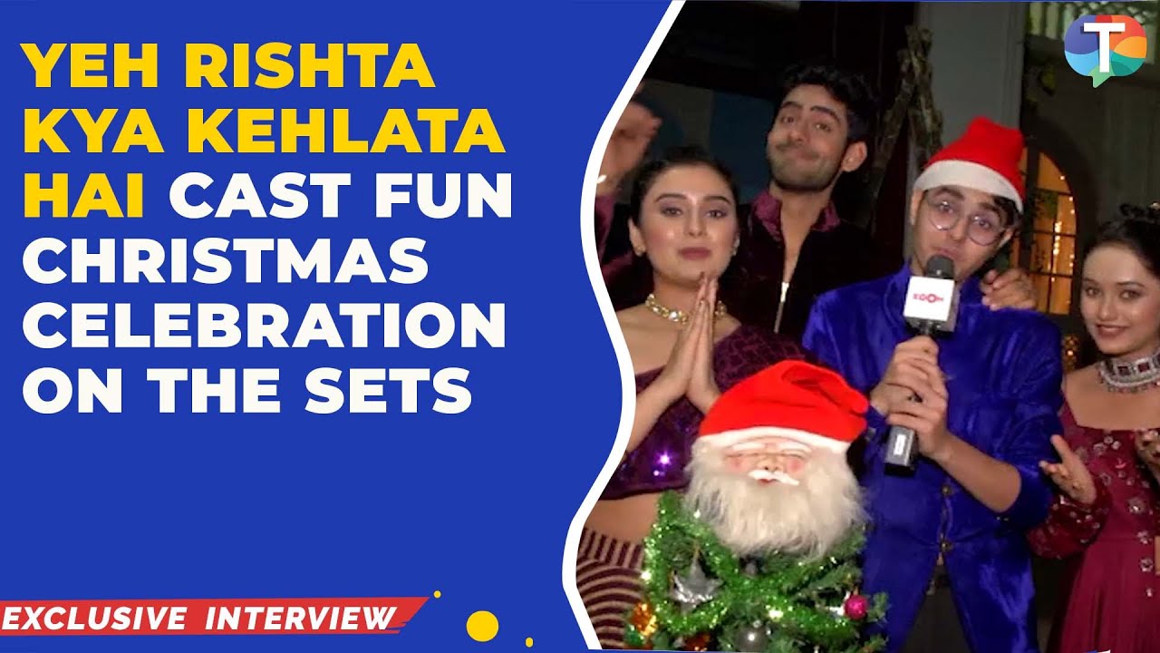 Yeh Rishta Kya Kehlata Hai's Rishabh Jaiswal, Saloni, Sharon, Manthan's CUTE Christmas celebration