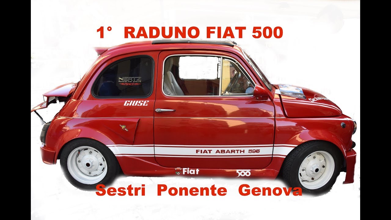 Primo Raduno Fiat 500 Sestri P. - interviste e partenza