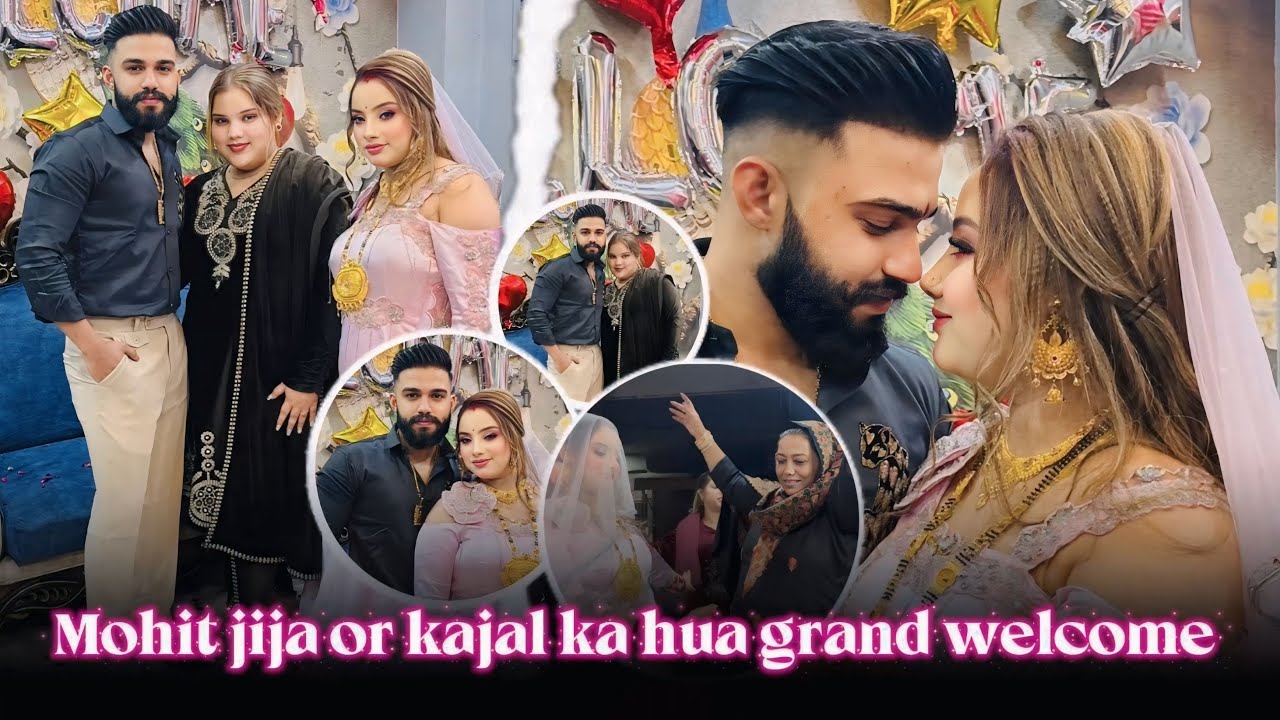 Mohit jija ki nani ne kiya grand welcome kajal or jija ka ❤️ 