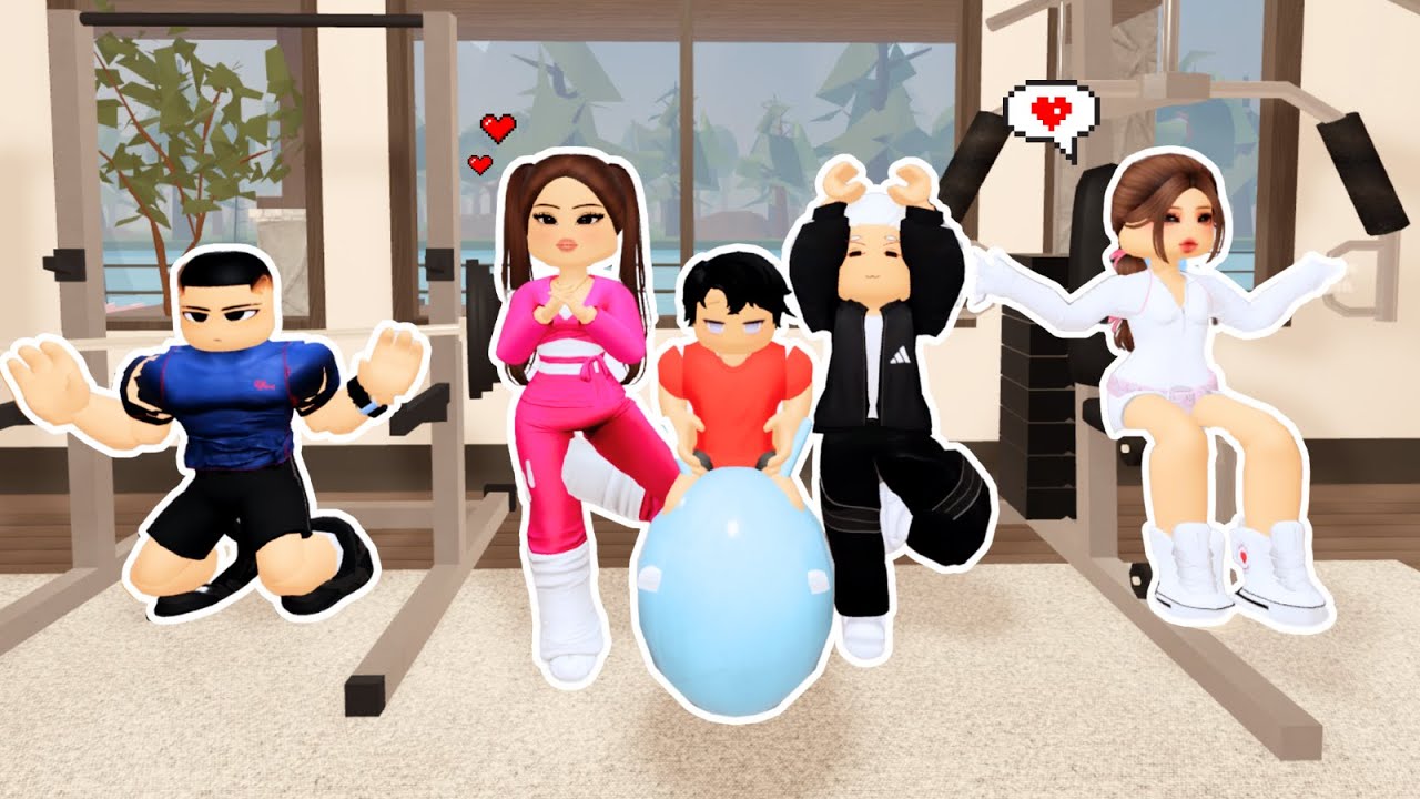 OLAHRAGA DI TEMPAT GYM YANG ADA DI VILLA | 💖 Berry Avenue Roblox Indonesia
