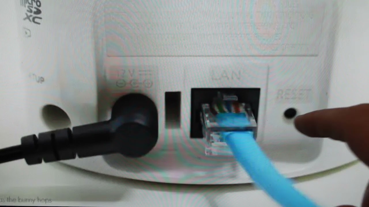 Hard Reset Panasonic HomeHawk Access Point