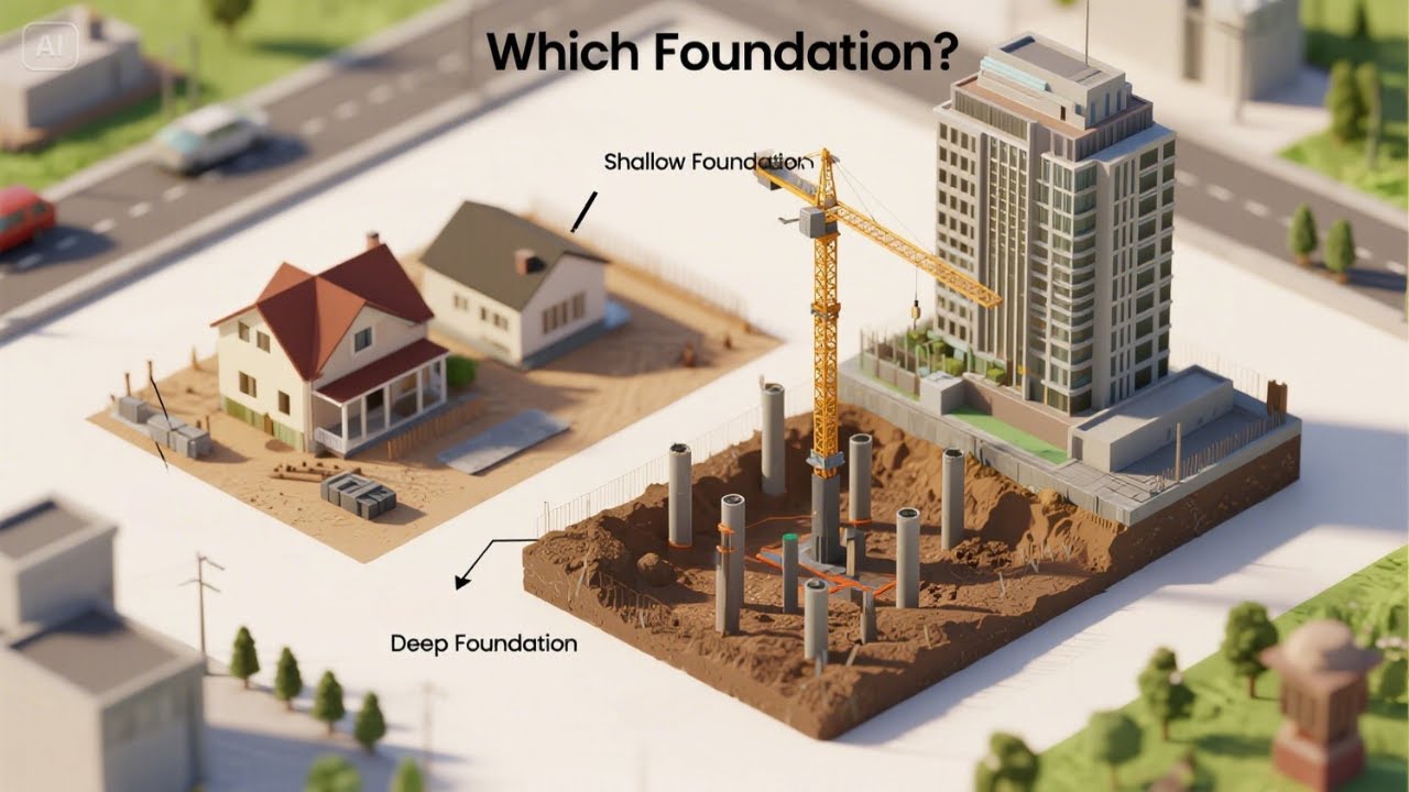 Shallow vs Deep Foundation --Which  One Is Right for Your Building?