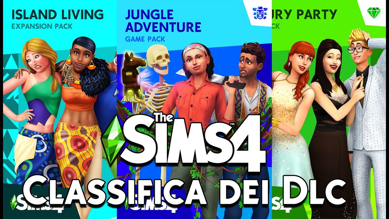 THE SIMS 4 ITA - CLASSIFICA DEI DLC