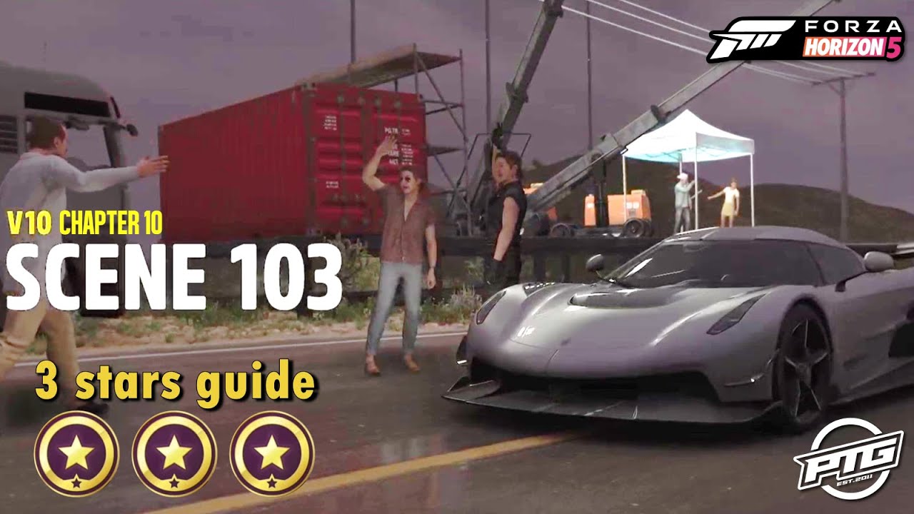 FH5 V10 Сюжет: Сцена 103 (руководство для 3 звезд)