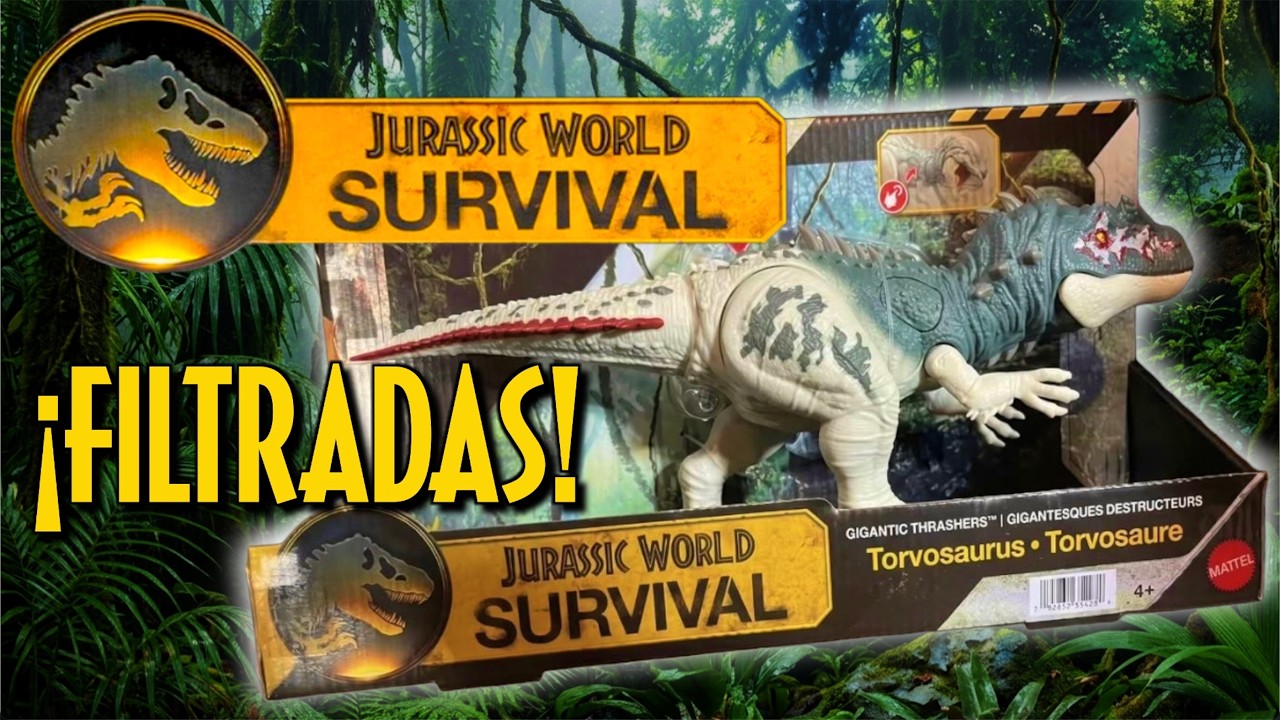 Filtraciones de 2 Nuevas Especies en Jurassic World | Torvosaurus & Liopleurodon | MATTEL