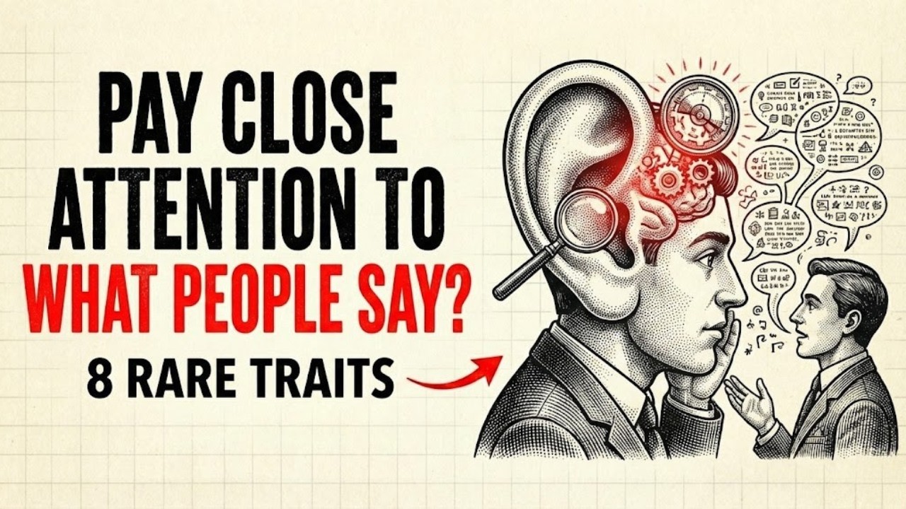 If You Pay Close Attention to What People Say, You Likely Possess 8 Rare Psychological Traits